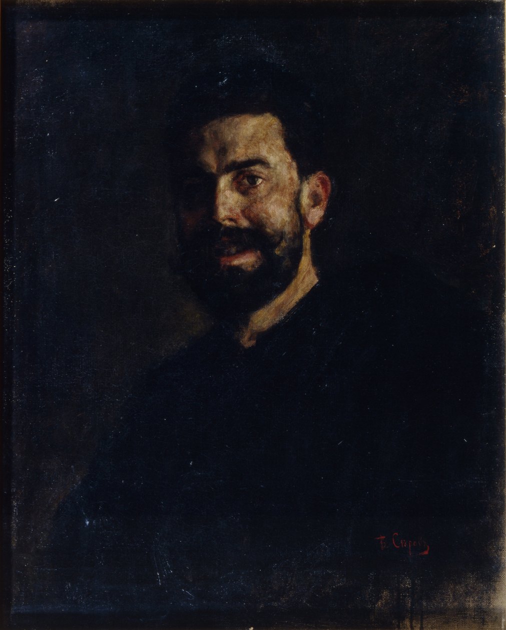 オペラ歌手フランシスコ・ダンドラデの肖像 1859-1921, 1885 作： ヴァレンティン・アレクサンドロヴィッチ・セロフ