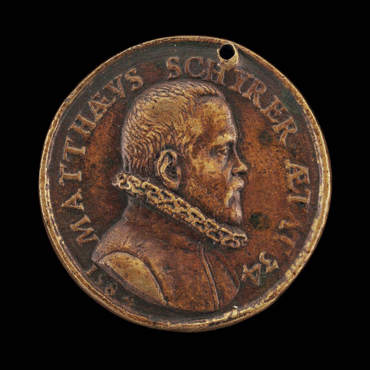 Matthaus Schyrer、1550 年生まれ、プリ​​ンター [表]、1584 年。 作： バレンティンの画家