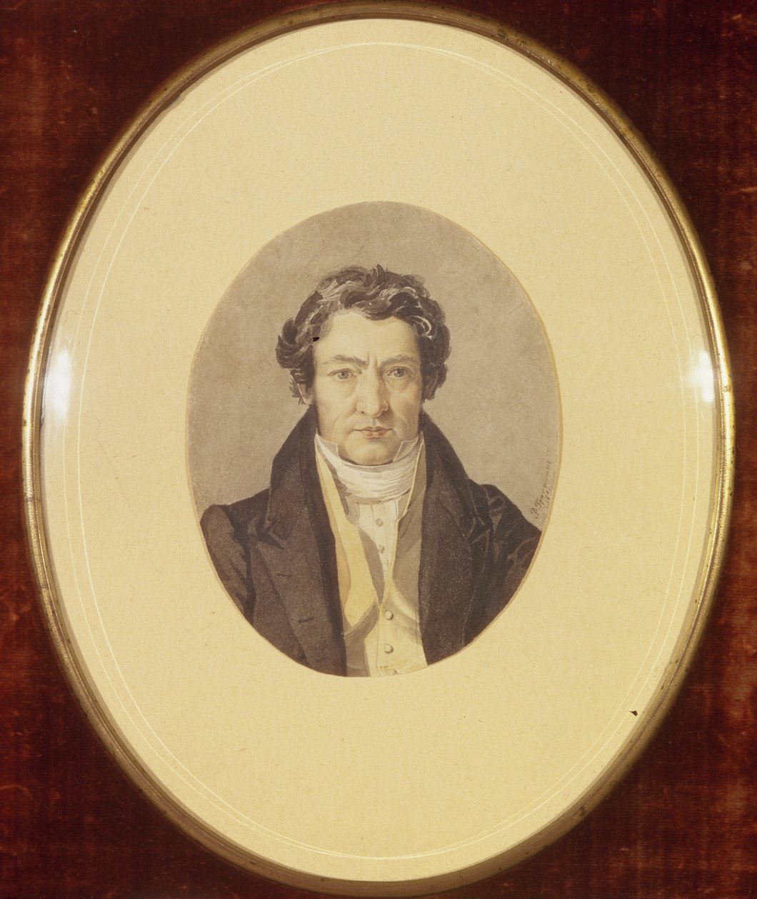 俳優の肖像Pavel Mochalov 1800-1848、1841 作： ヴァシリアンドレエヴィチトロピニン