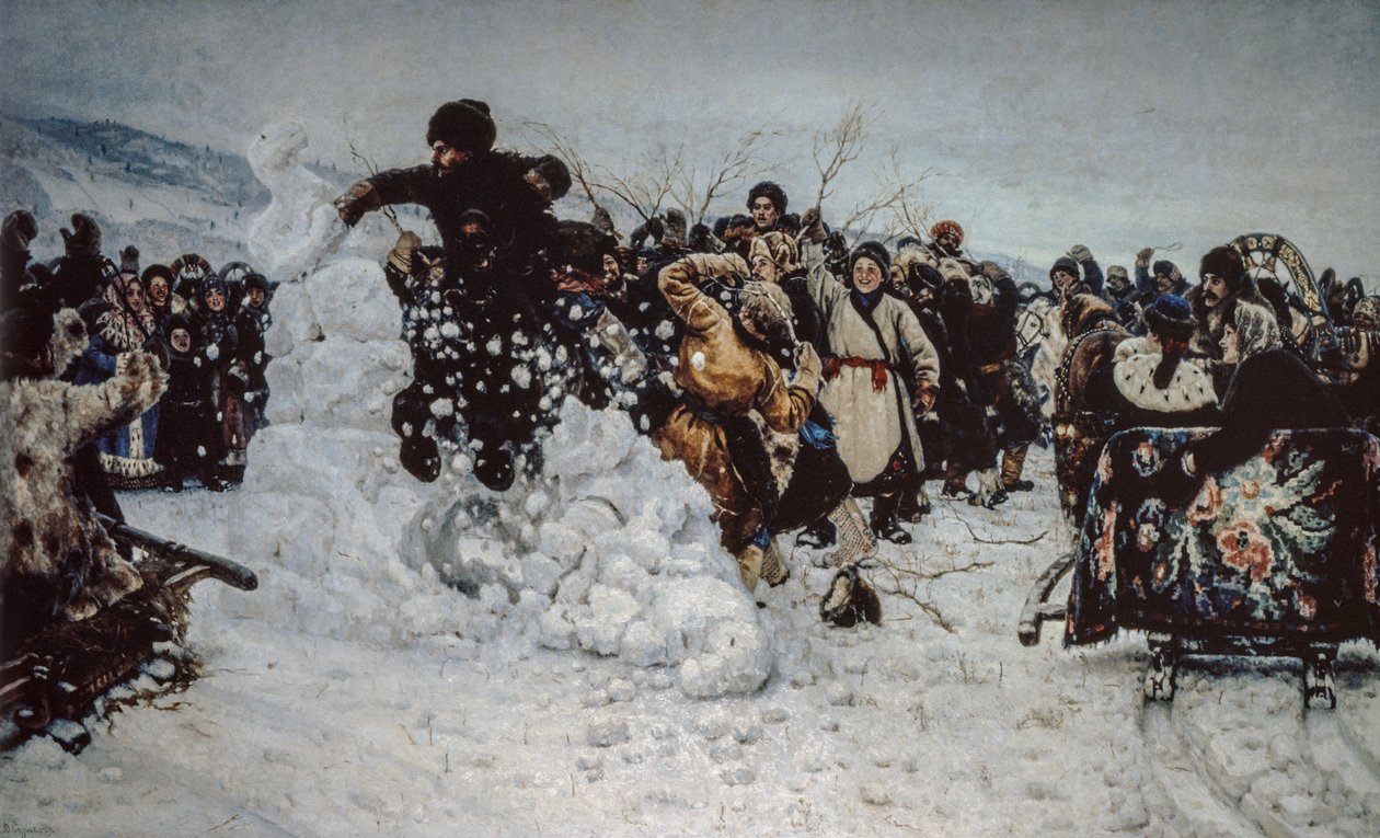 要塞の吹雪 作： ヴァシリー・イワノビッチ・スリコフ
