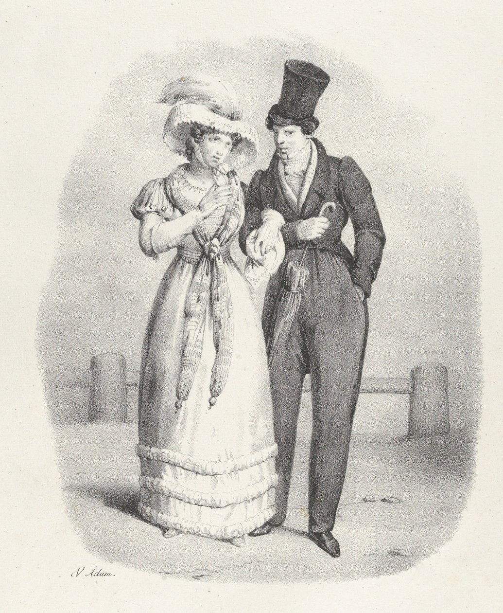チャプ。 V: 彼女は正直な女性です 彼女は正直な女性です, 1824. 作： ビクター・アダム
