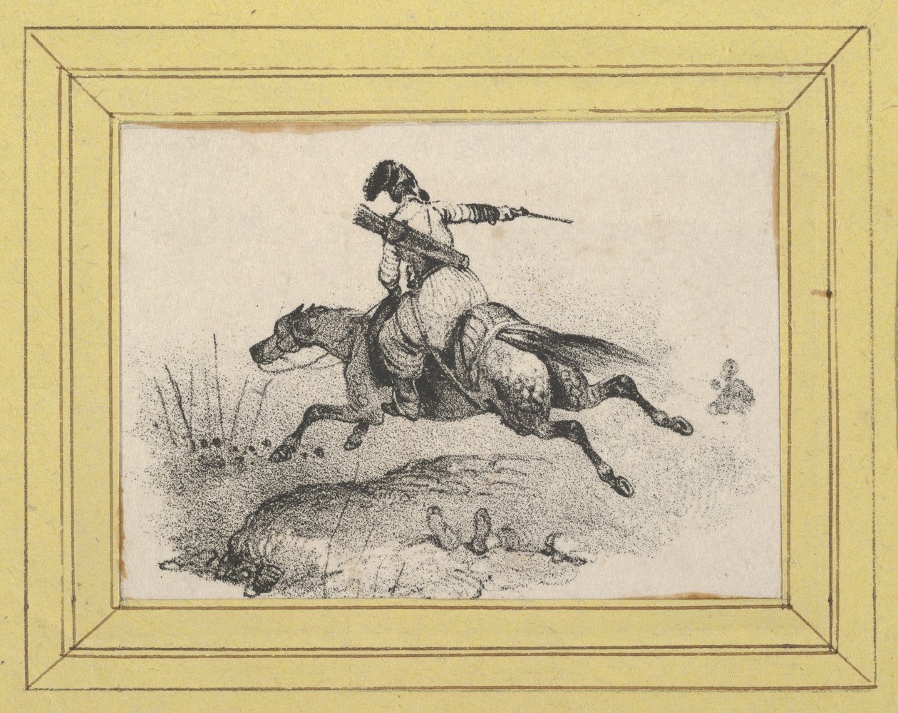 Soldat auf galoppierendem Pferd 作： ビクター・アダム