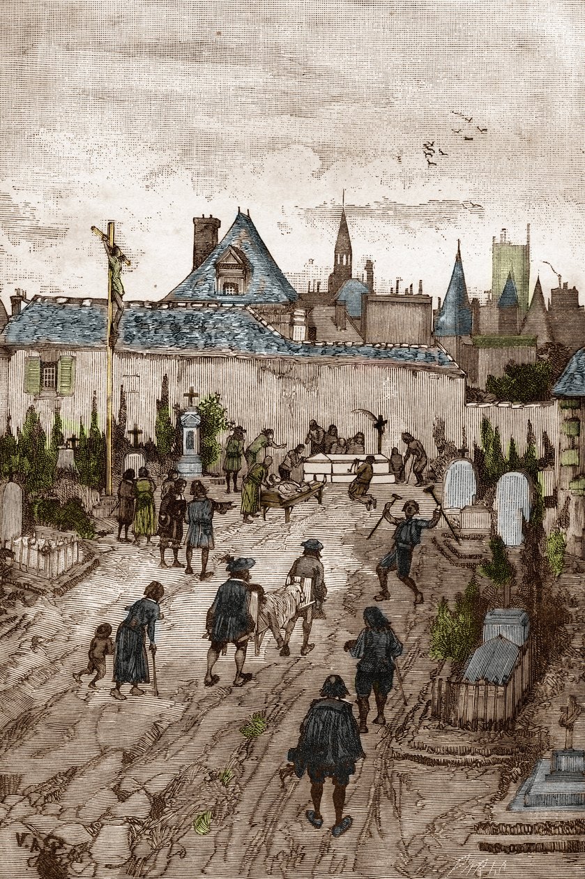 Jansenist convulsionary (または Saint Medard) (痙攣の作品) は 18 世紀: 「病人や体の弱った人々は、奇跡的にゲリスになるために、Saint-Medard (助祭フランソワ・パリの墓がある場所) の墓地に行きます」 (Convulsionnaire の実践 ( けいれん 作： ビクター・アーマン・ポワソン