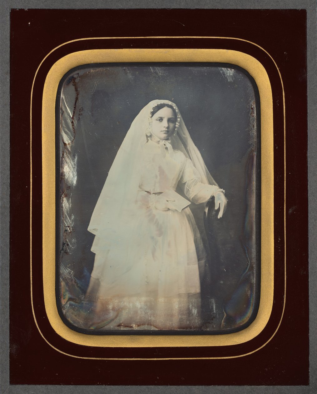 少女の肖像,c.1853年（写真） 作： ヴィクター・プルミエ
