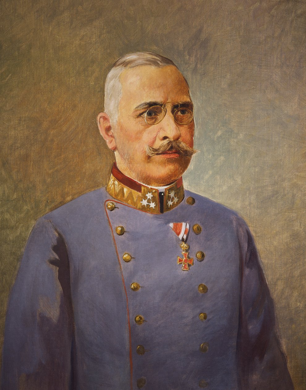 ヴィクトル・ダンクル・フォン・クラスニク将軍、1916年頃（キャンバスに油彩） 作： ウィーン ネドマンスキー スタジオ
