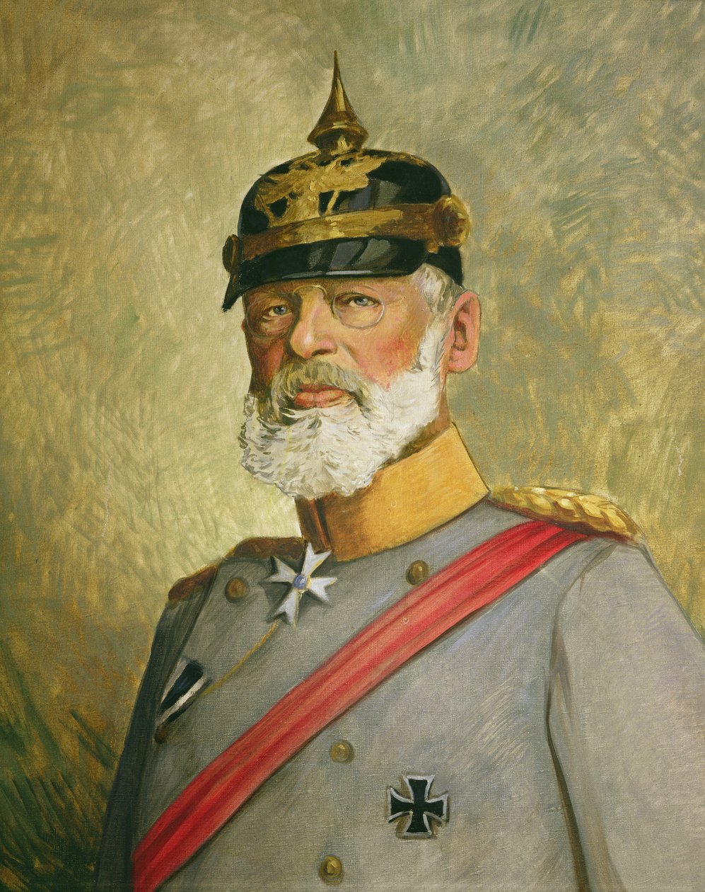 バイエルンのレオポルド王子、1916年頃（キャンバスに油彩） 作： ウィーン ネドマンスキー スタジオ