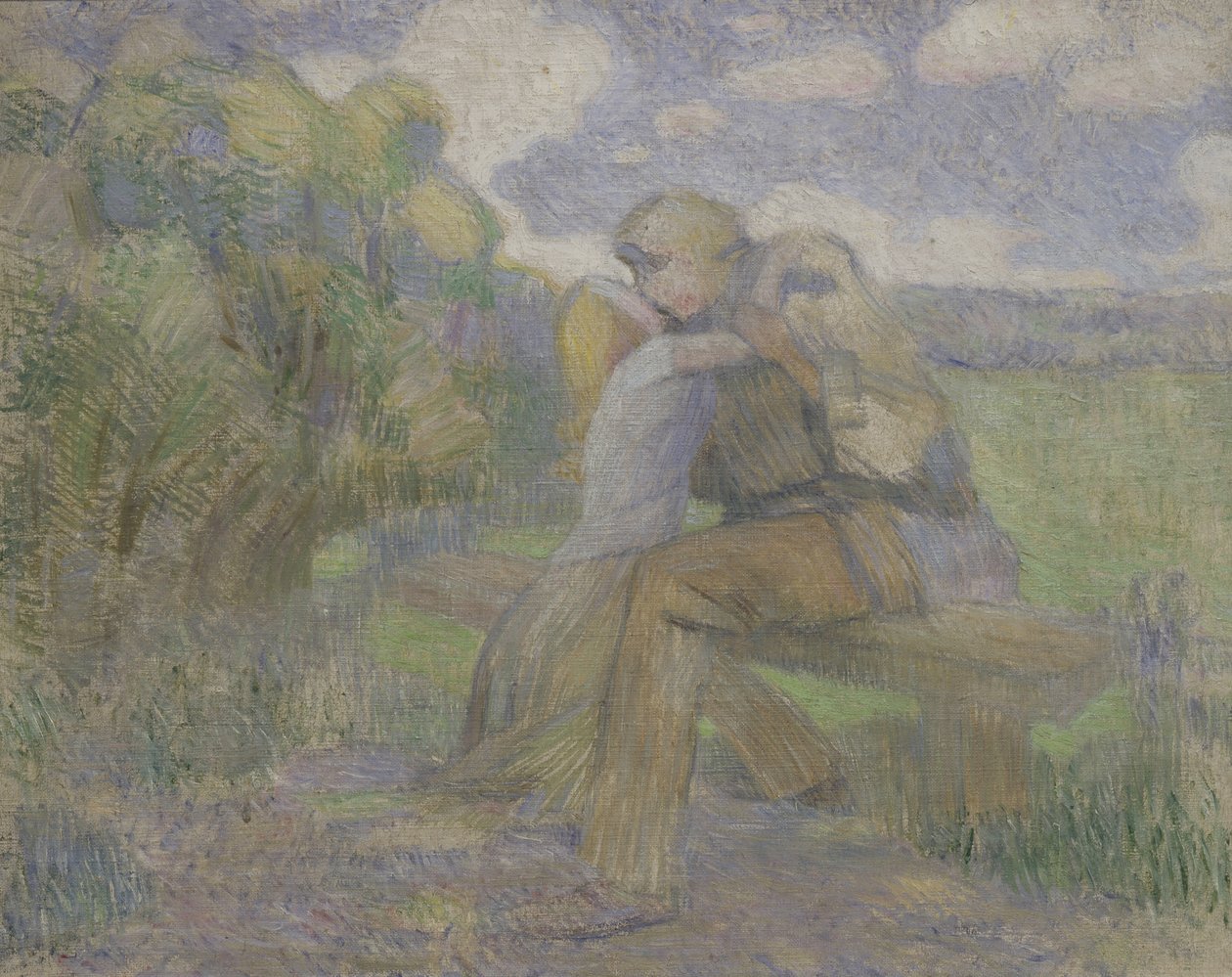 キス、1897 作： ヴィクトル・エルピディフォロヴィチ・ボリソフ・ムサトフ