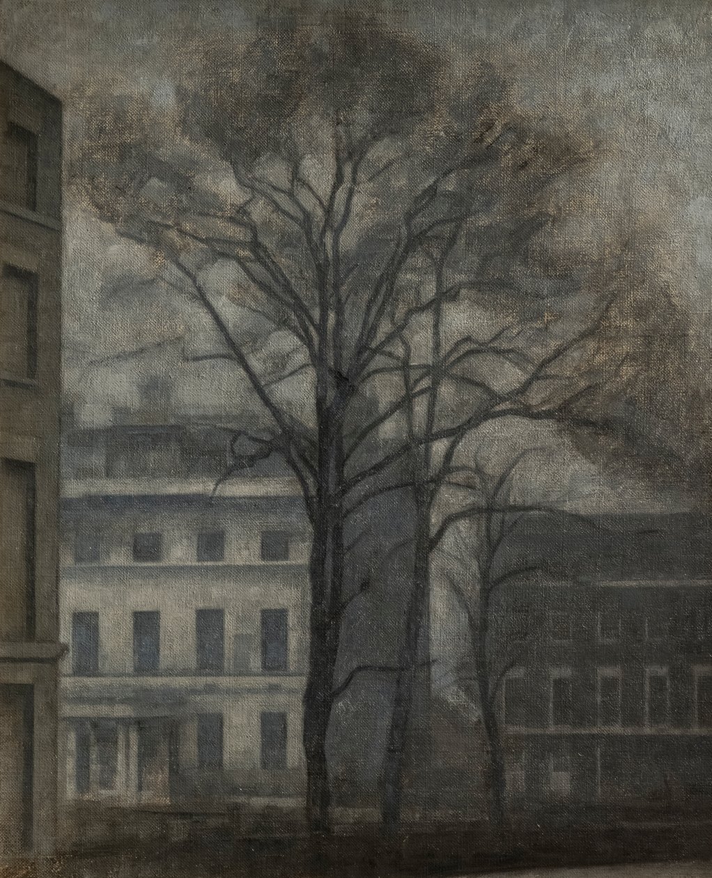 The Jewish School of Guilford Street, London 作： ヴィルヘルム・ハンマースホイ