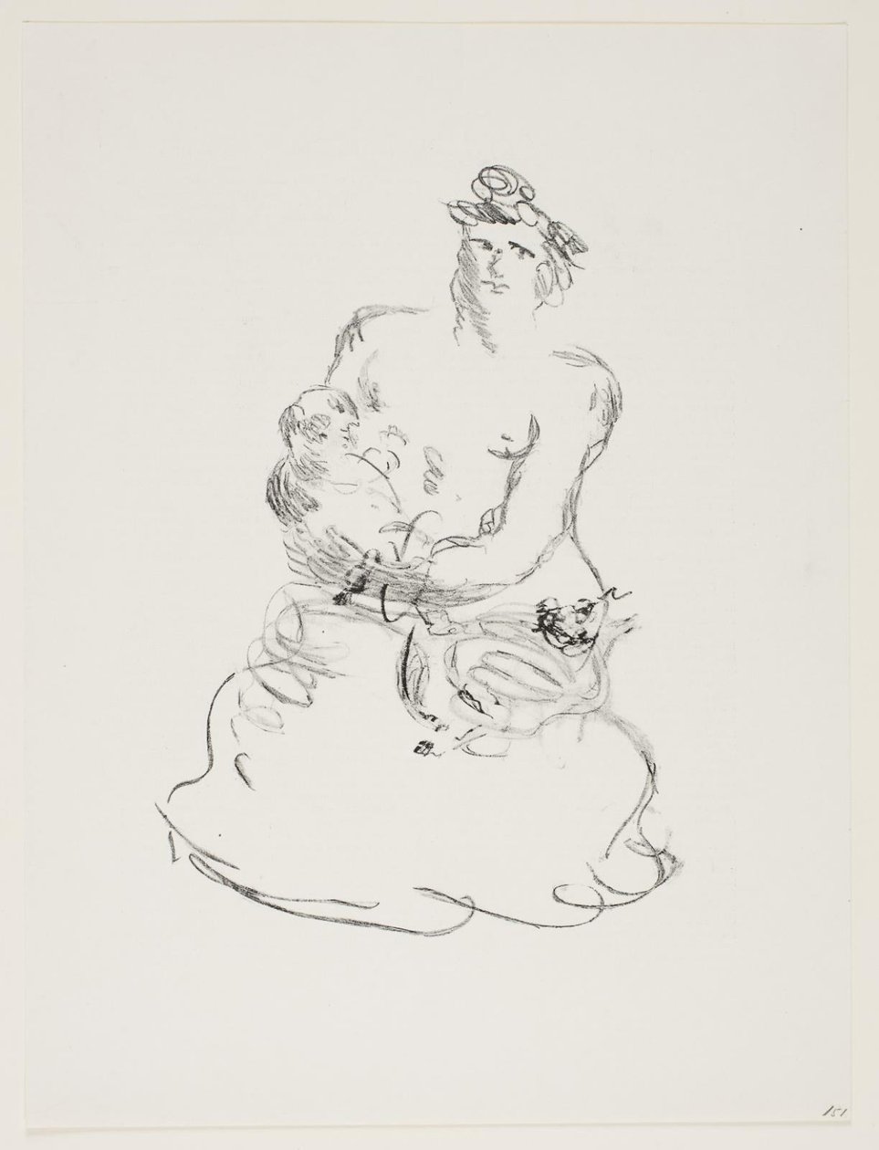 女性と子供 作： Wilhelm Lundstrom