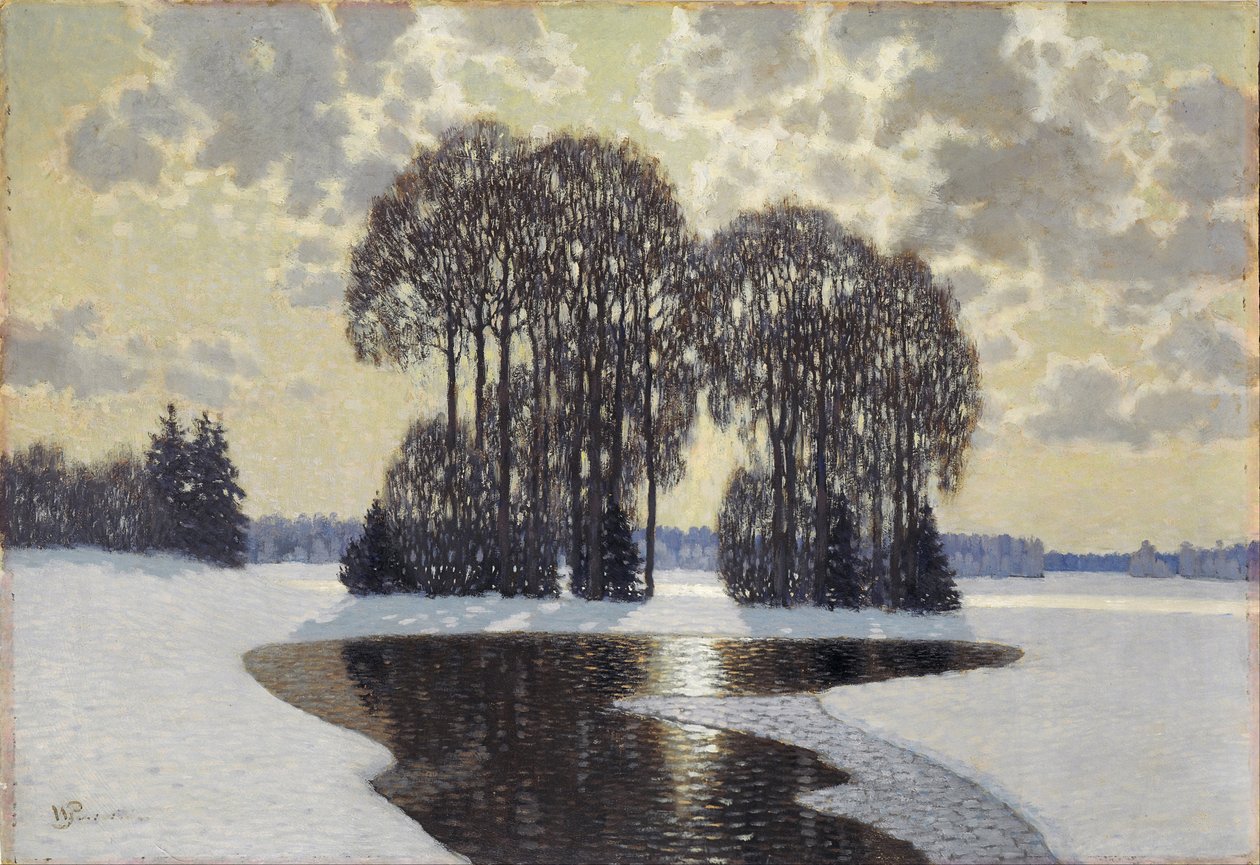 冬、c。 1910 作： ヴィルヘルムス紫斑病