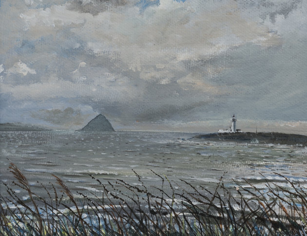 2007年、ArranのAilsa Craig（キャンバスボードにアクリル） 作： ヴィンセントアレクサンダーブース