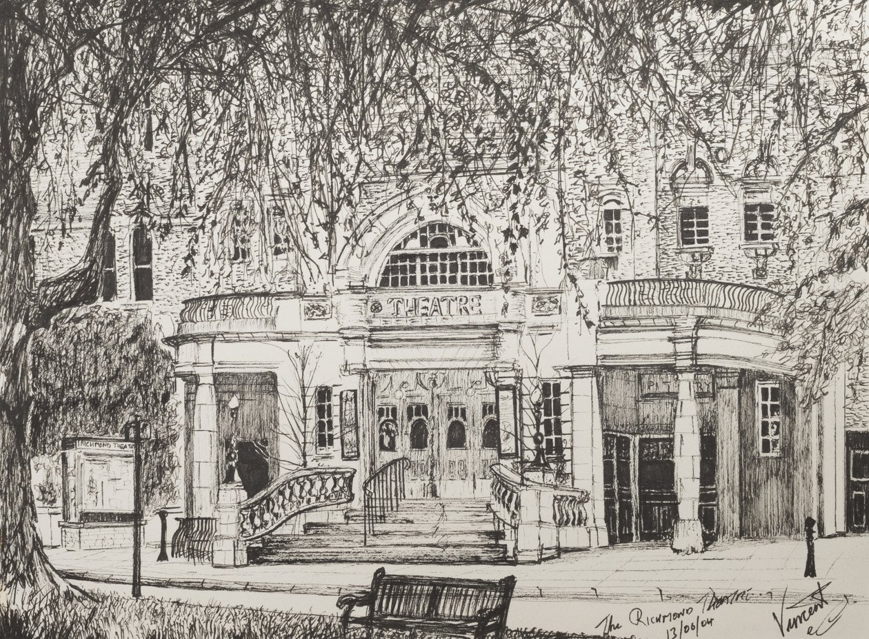 リッチモンドシアター、ロンドン、イギリス、2004年（Ink on Paper） 作： ヴィンセントアレクサンダーブース