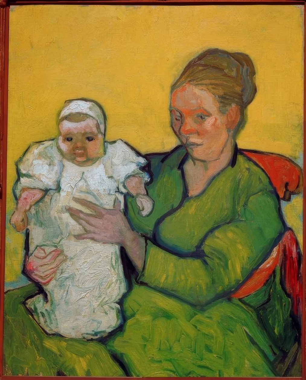 ルーセル夫人と子マルセル 作： ヴィンセント・ヴァン・ゴッホ