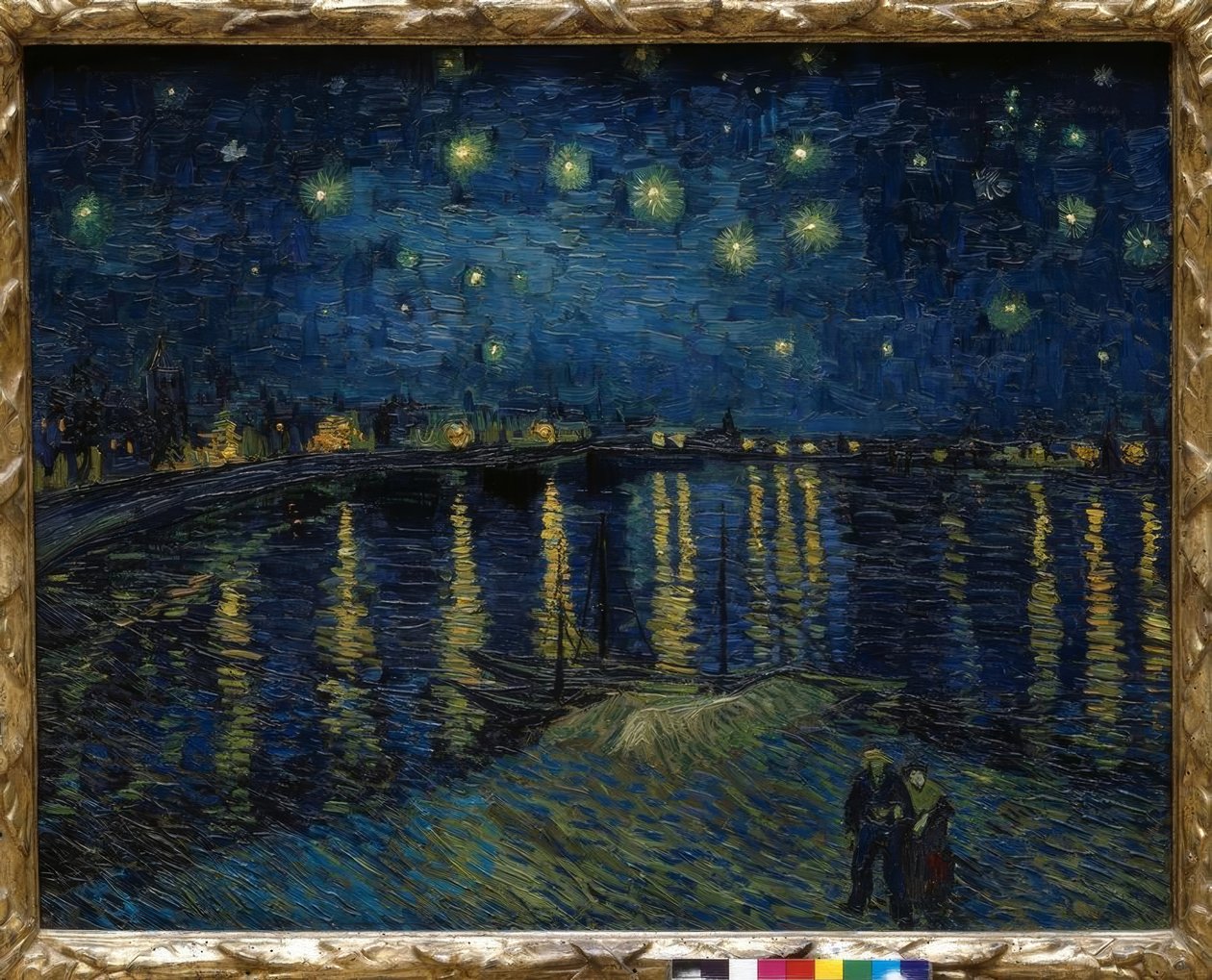 ローヌの星空 作： ヴィンセント・ヴァン・ゴッホ