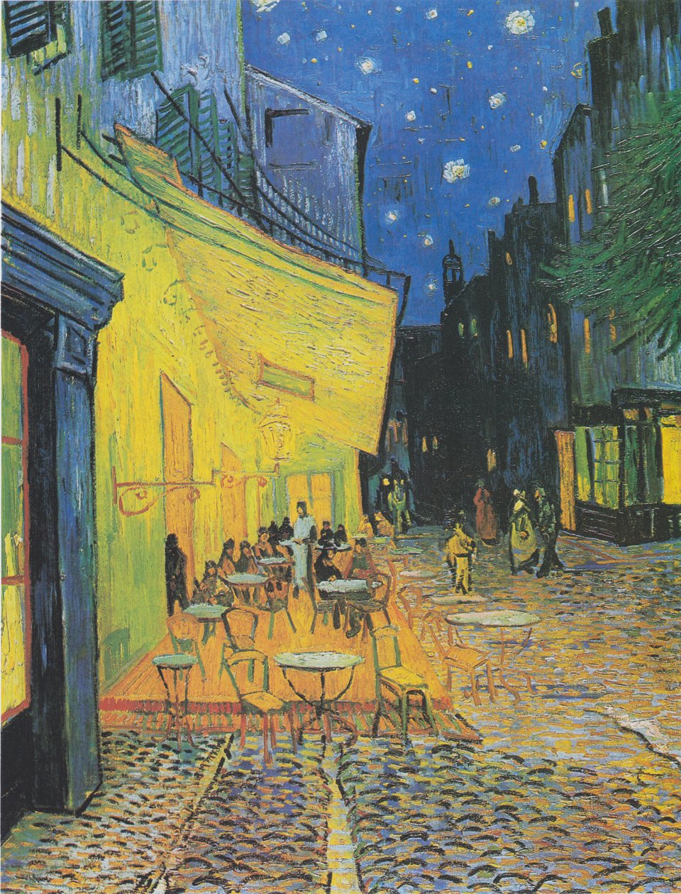 Terrasse desCafésan der Place du Forum in Arles am Abend1 作： ヴィンセント・ヴァン・ゴッホ
