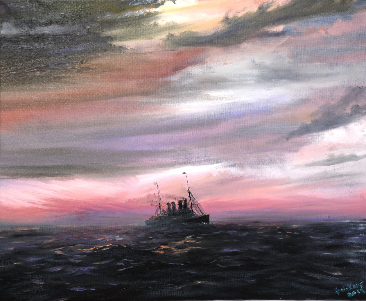 Kronprinz Wilhelm 1914「Ghost of the Atlantic」（2019年 作： ヴィンセントアレクサンダーブース