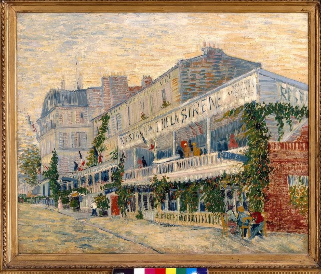 アニエールのDas Restaurant de laSirène 作： ヴィンセント・ヴァン・ゴッホ