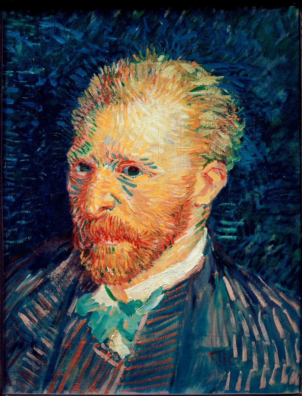 アーティストの肖像（セルフポートレイト 作： ヴィンセント・ヴァン・ゴッホ