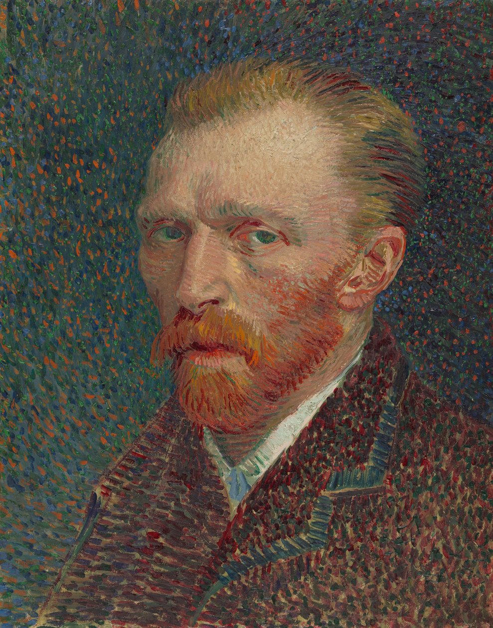 自画像 作： ヴィンセント・ヴァン・ゴッホ