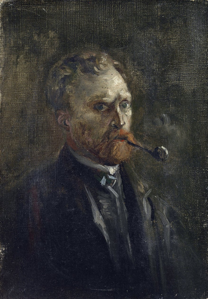 自画像 パル・ゴッホ、フィンセント、ファン（1853-1890）。キャンバスに油彩、サイズ：27,2x19 作： ヴィンセント・ヴァン・ゴッホ