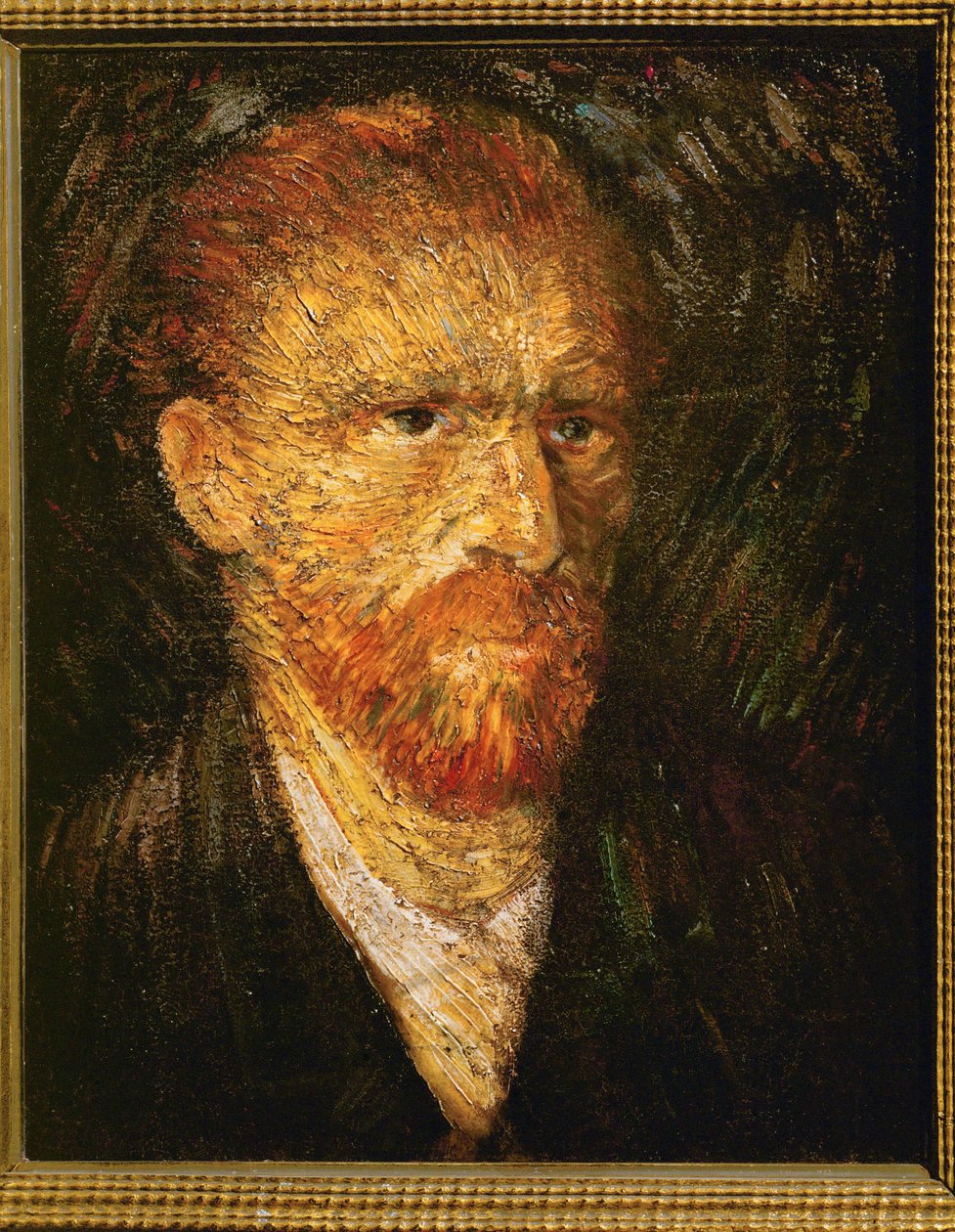 ゴッホ自画像 有名 絵画 世界の名画シリーズ 額縁付 ヴィンセント