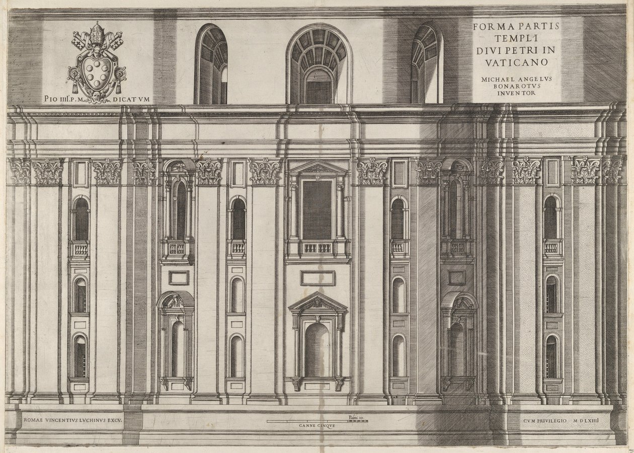 Speculum Romanae Magnificentiae:1564年、サンピエトロ。 作： ヴィンチェンツォ・ルチーノ