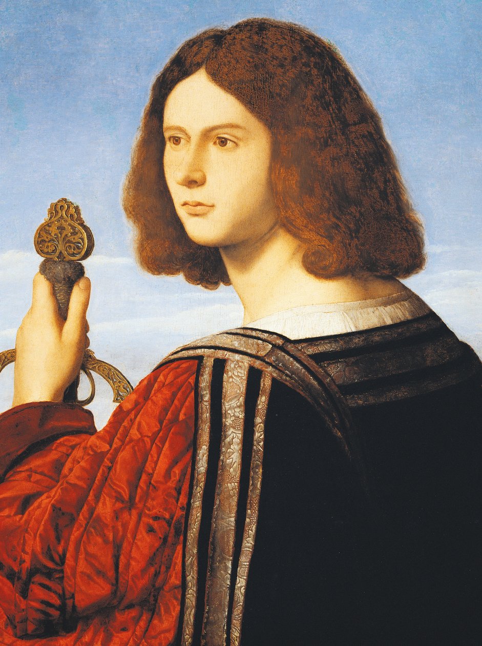 フランチェスコ・マリア・デッラ・ローヴェレの肖像（セニガッリア、ペーザロ-1490年 作： ヴィンチェンツォディビアジオカテナ