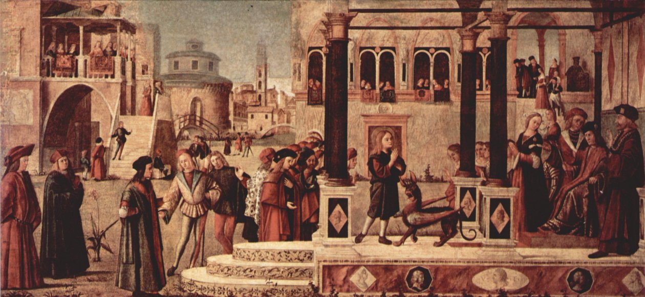 Gemäldezyklusder Kapelle der Scuola di San Giorgio degli Schiavoni 作： ヴィットーレカルパッチョ