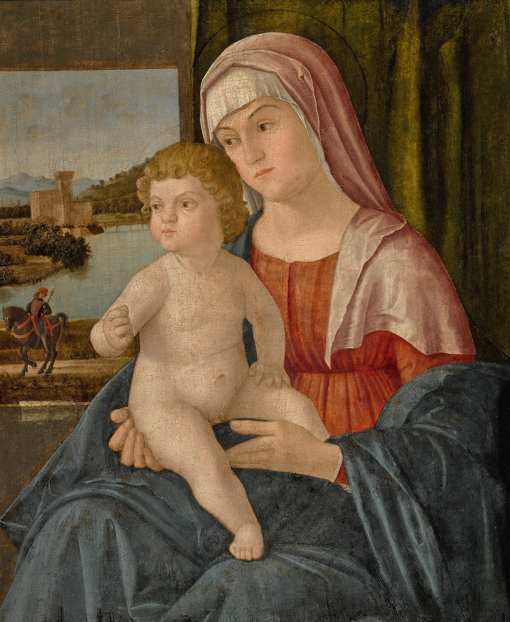 カルパッチョ - MADONNA AND CHILDMADONNA AND CHILD, Perocco 21 作： ヴィットーレカルパッチョ