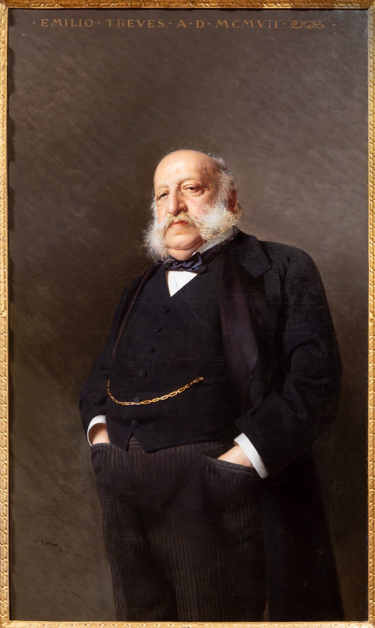 Fontanellato、Masone Labyrinth、Franco Maria Ricci Art Collection: "Portrait of the publisher Emilio Treves" 作： ヴィットリオ・マッテオ・コルコス