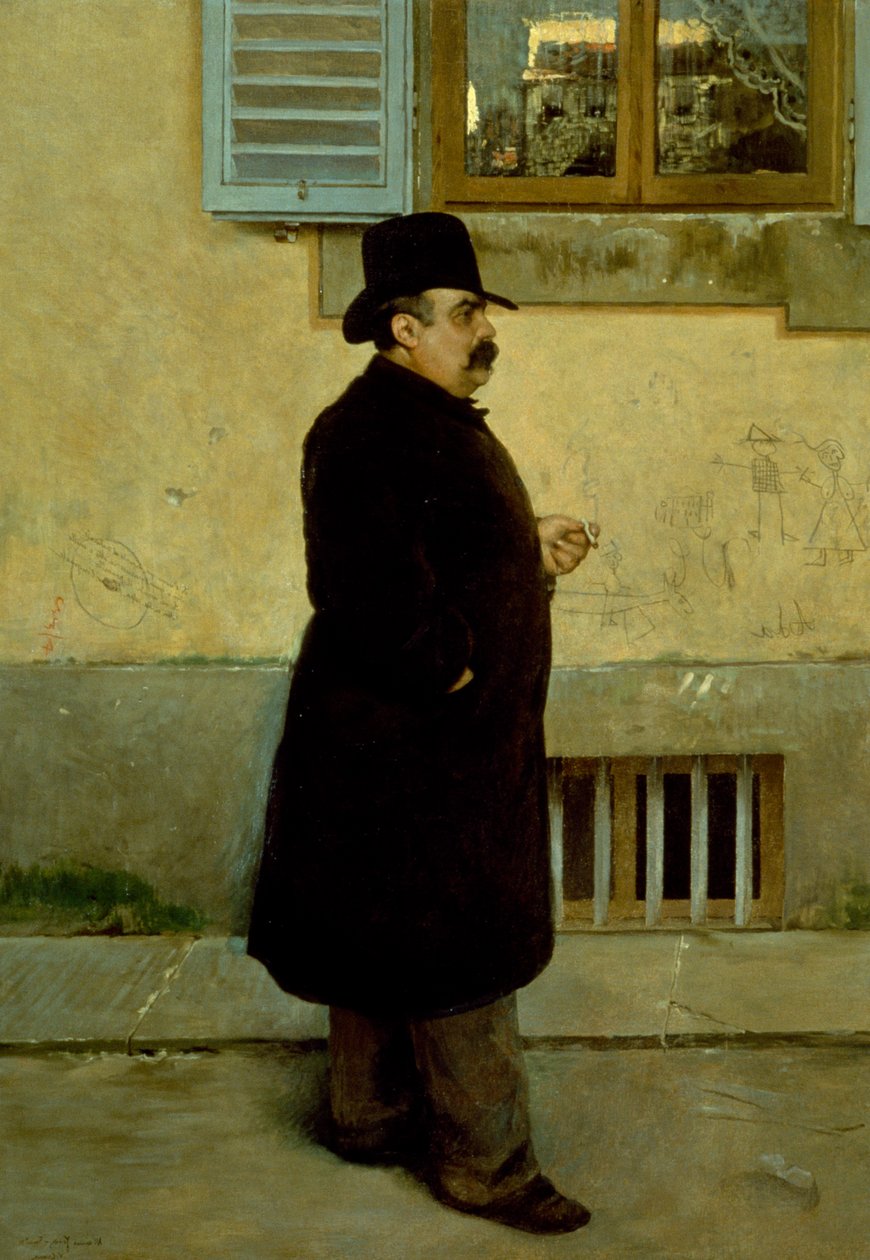 Vittorio Matteo Corcos (1859-1933) による Yorick の肖像、キャンバスに油彩、200x140 cm 作： ヴィットリオ・マッテオ・コルコス