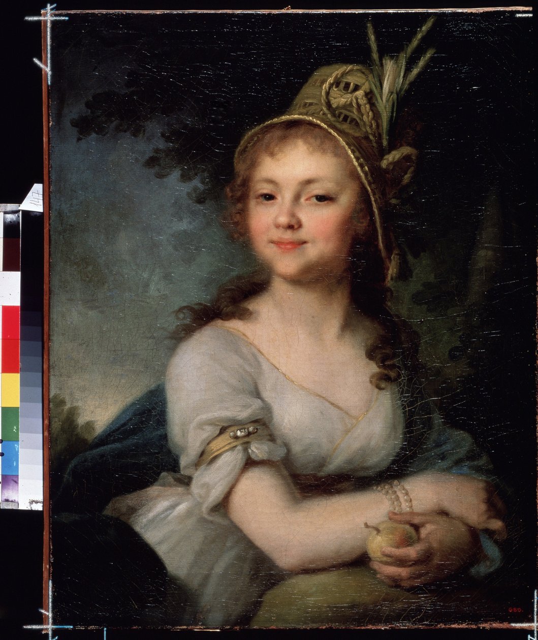 Porträt von Ekaterina Arsenjewa von Vladimir Lukich Borovikovsky