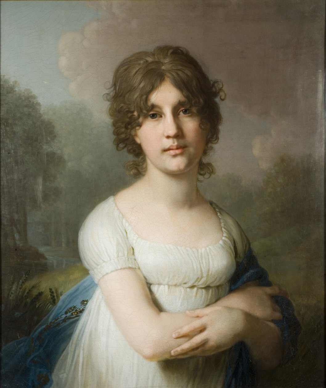 伯爵夫人エカテリーナガブリロフナガガリーナの肖像1783-1861、1801 作： ウラジミール・ルキッチ・ボロヴィコフスキー