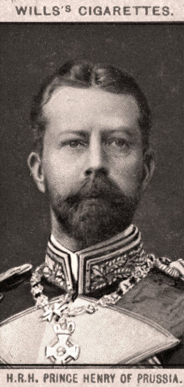 プロイセンのヘンリー王子、1908年。 作： WDおよびHO Wills