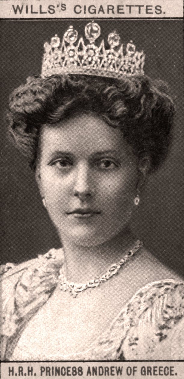ギリシャのアンドリュー王女、1908年。 作： WDおよびHO Wills