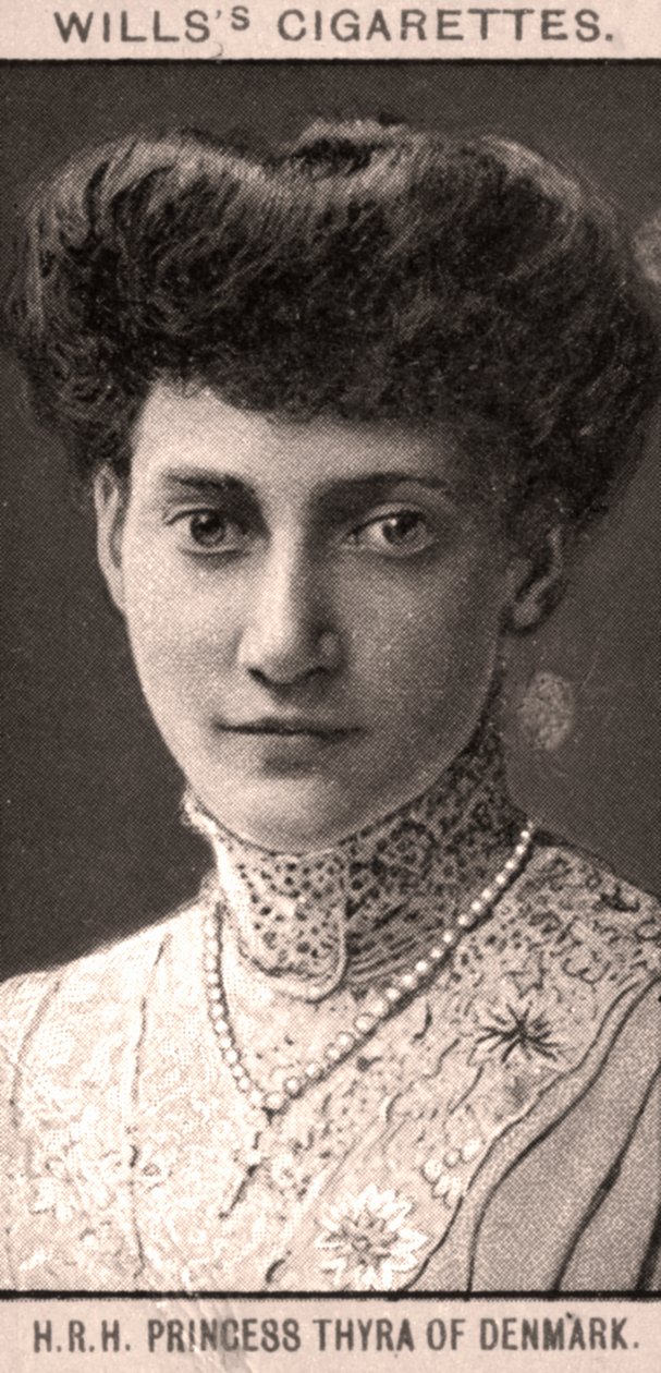デンマークのHRHプリンセスタイラ、1908年。 作： WDおよびHO Wills