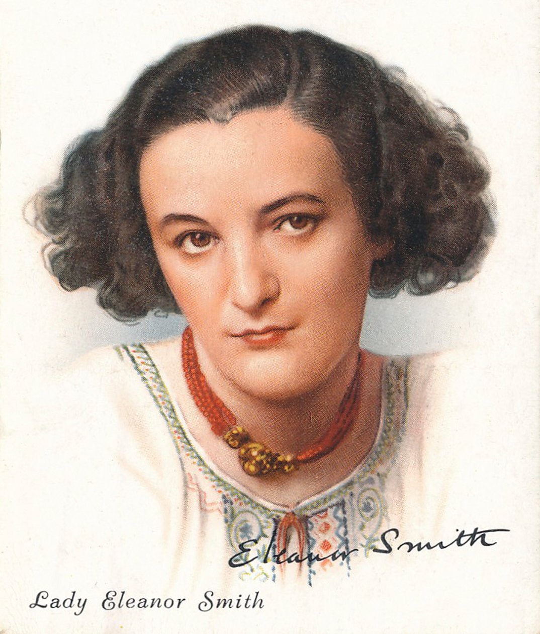 レディーエレノアスミス、1937。アーティスト：不明、WD＆HOウィルズ。 作： WDおよびHO Wills