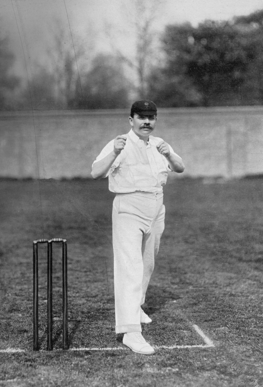 ジョニーブリッグス、ランカシャー、イングランドのクリケット選手、c1899。 作： ウィリアム・アルバート・ラウチ