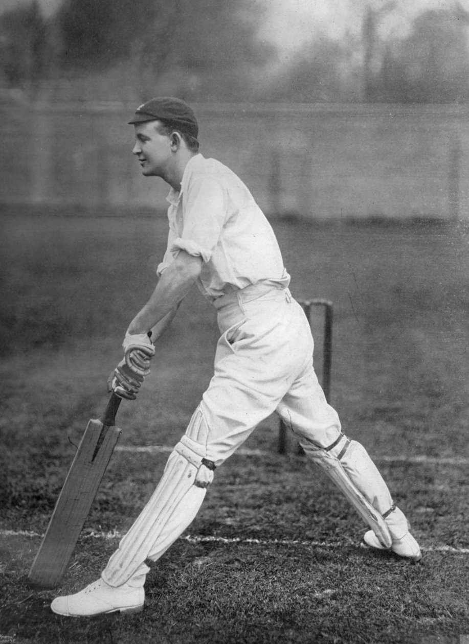 ミドルセックスアンドイングランドクリケット選手PFワーナー氏、c1899 作： ウィリアム・アルバート・ラウチ