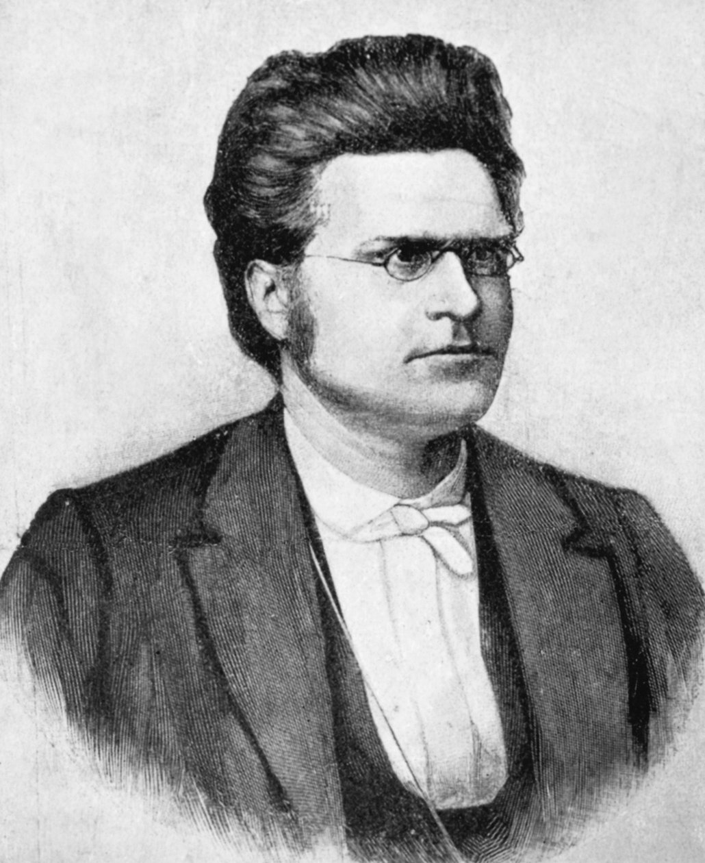ノルウェーの作家、詩人、劇作家、Bjornstjerne Martinius Bjornson (1832-1910)の肖像、Budtz Mueller and coによる写真の後の木版画 作： WG（後）セイヤー