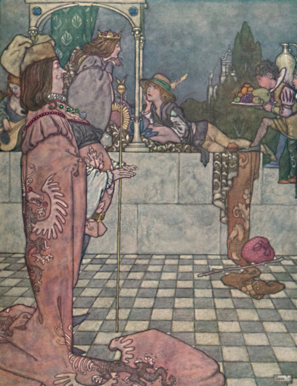 彼は彼女をウーに来なかったと彼は言った、c1930 作： ウィリアムヒースロビンソン