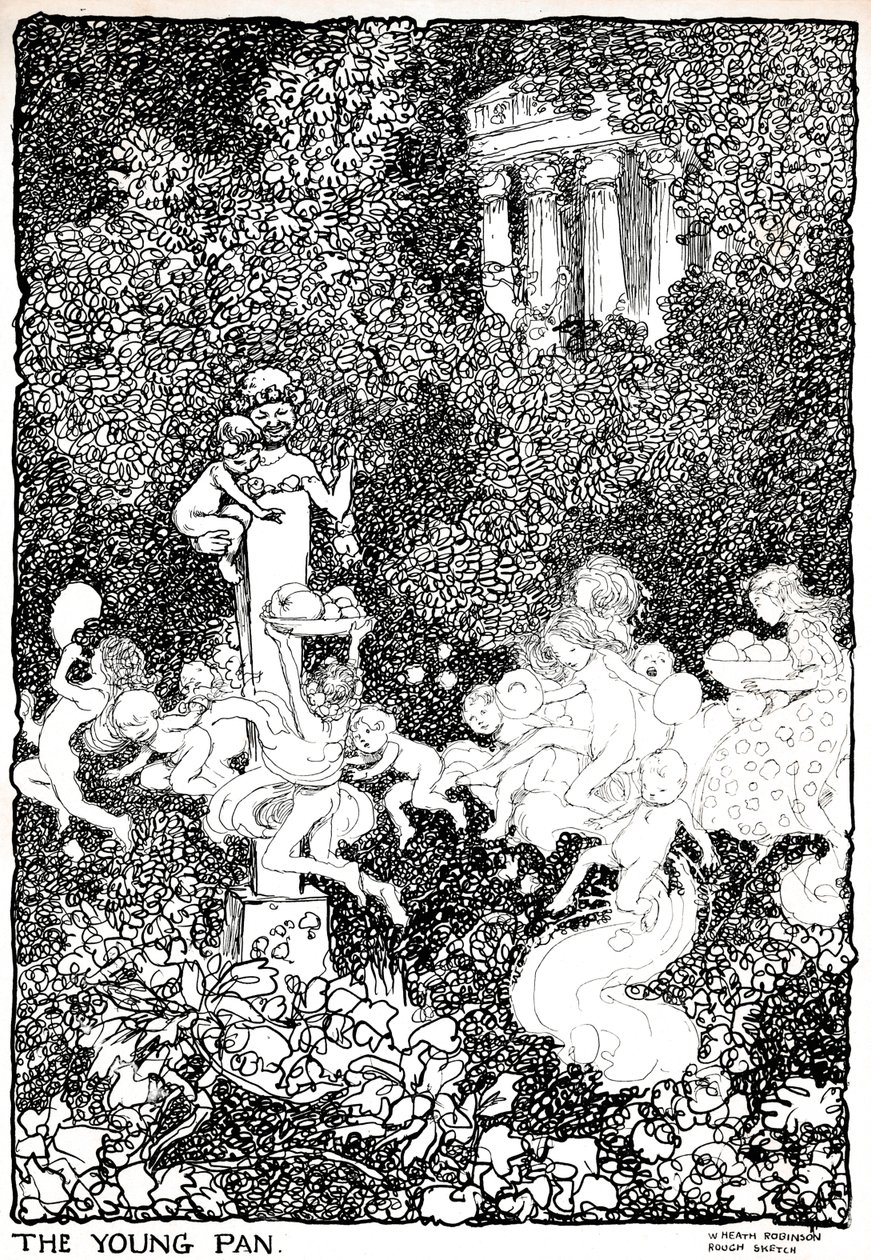 若いパン-ステージ1、c1920 作： ウィリアムヒースロビンソン