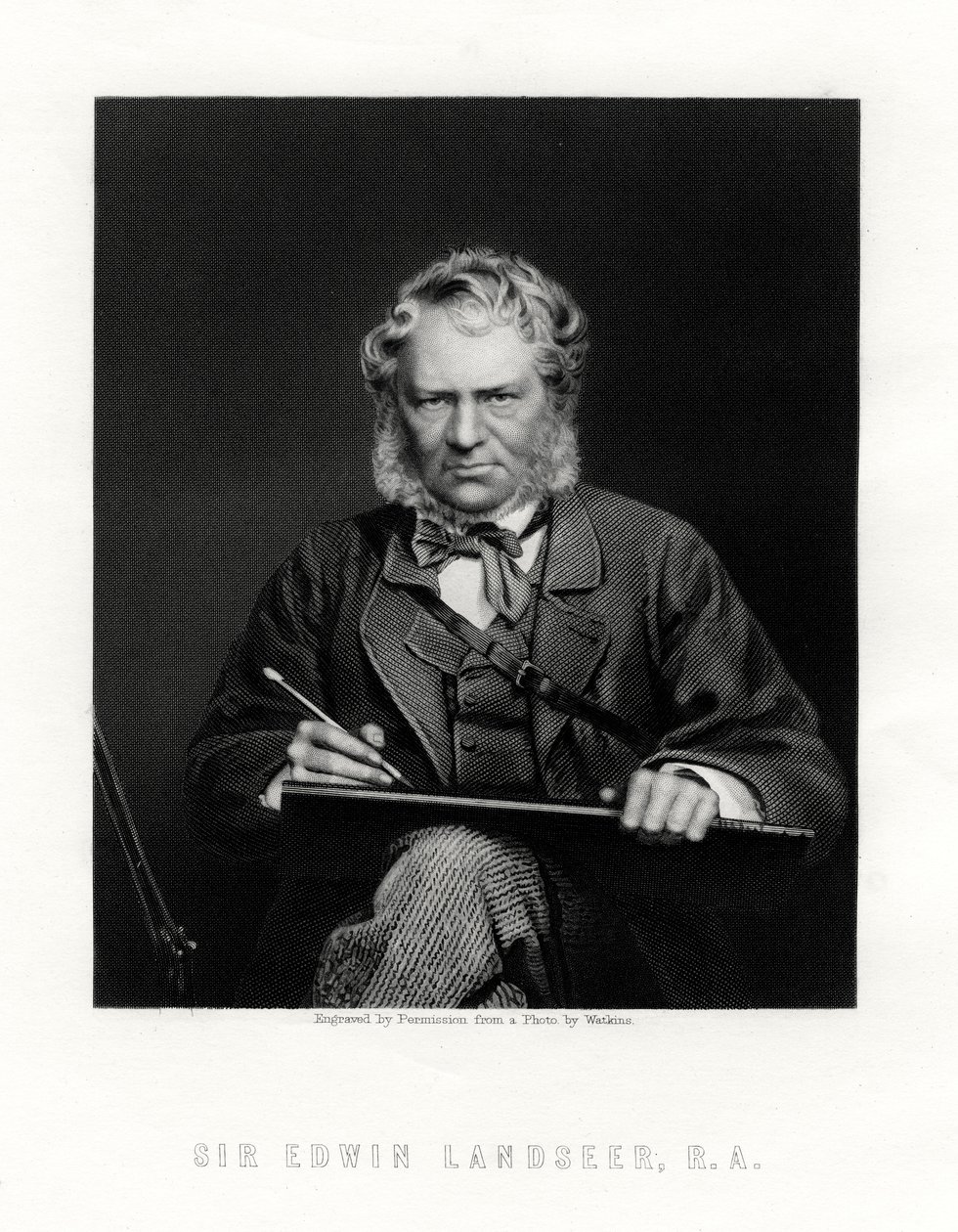 エドウィンヘンリーランドシーア1802-1873年、イギリスの画家、19世紀 作： W.ホール
