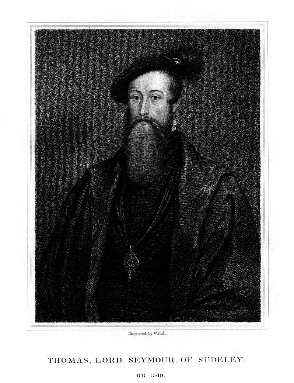 1825年、ジェーンシーモアの弟、トーマスシーモア、スードリーの男爵シーモア。 作： W.ホール