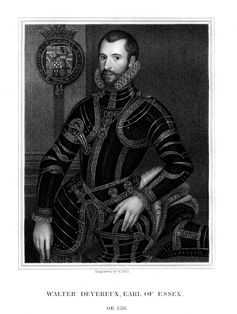 Walter Devereux、初代エセックス伯、イギリス貴族、1824年。 作： W.ホール