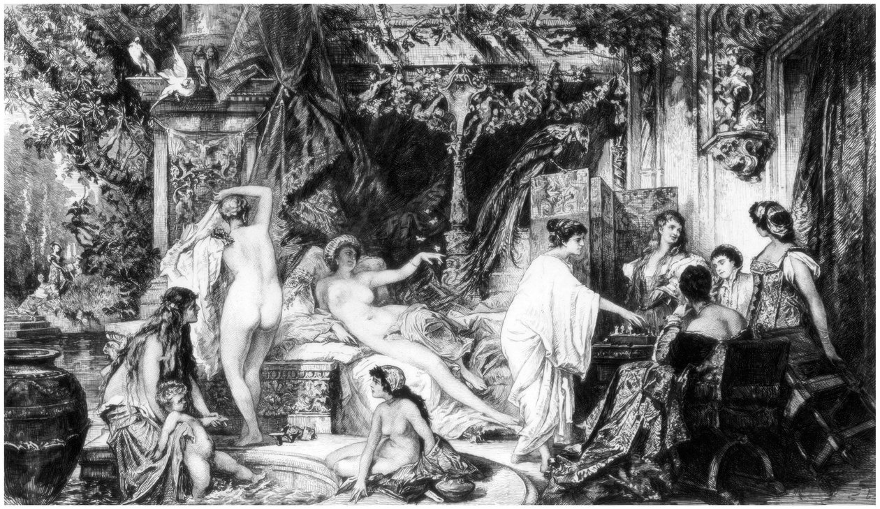 夏、c1880-1882。 作： ウンガー