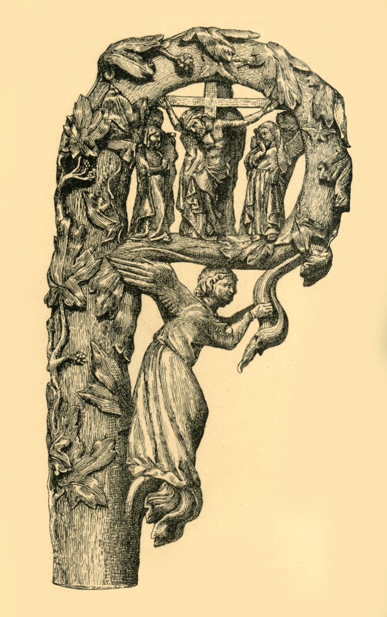 はりつけ場面、crozier、1330-1340、1881。 作： W.ワイズ
