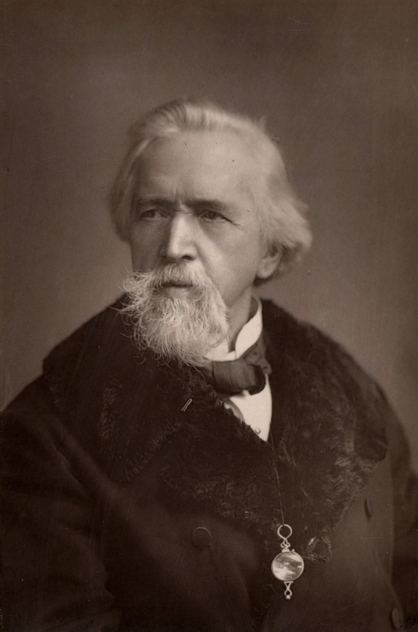 「ジョージ・ジェイコブ・ホリヨーク（1817-1906） イギリスの世俗主義者、社会改革者。イギリスで最後に無神論により投獄された人物（1842年）。協同組合運動で活躍。(ウッドベリータイプ) 作： WとD（後）ダウニー