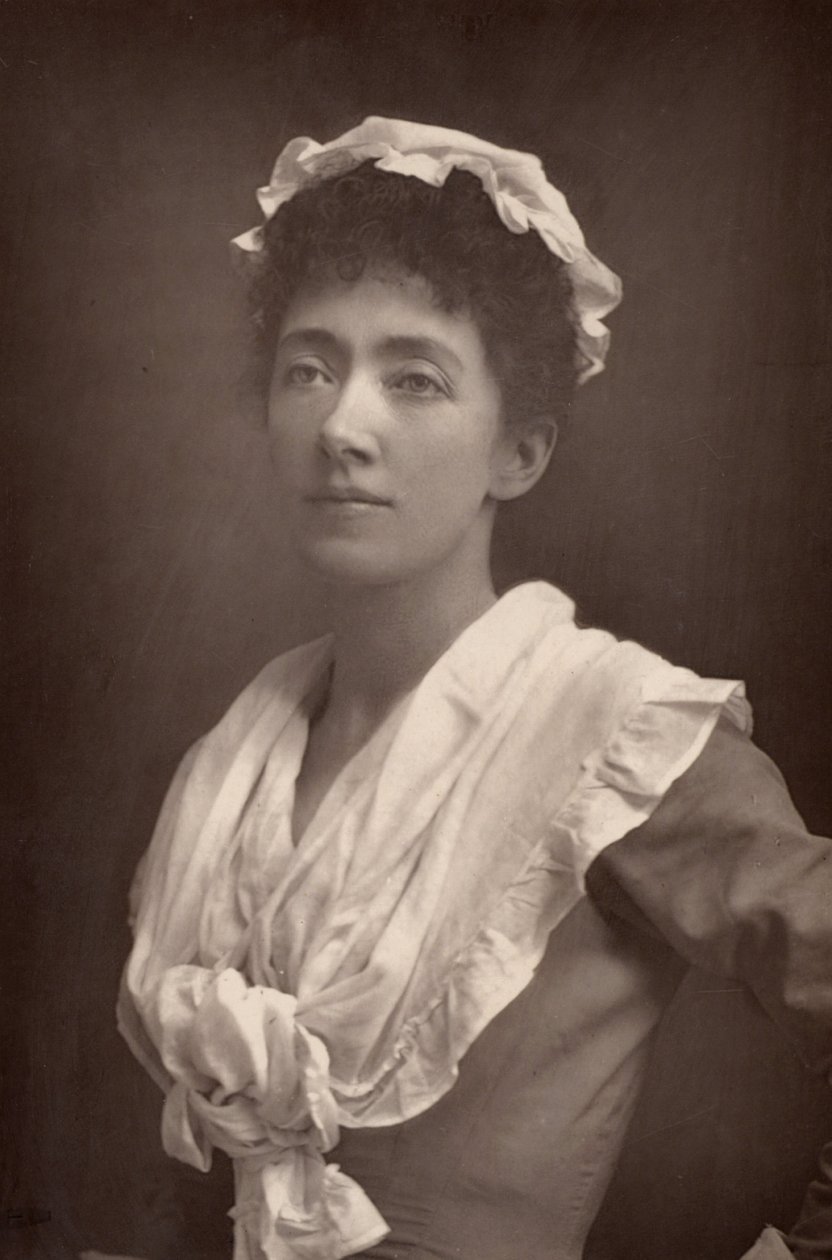 "マリオン・テリー（1852-1930）イギリスの女優、エレン・テリーとフレッド・テリーの妹（ウッドベリー・タイプ） 作： WとD（後）ダウニー
