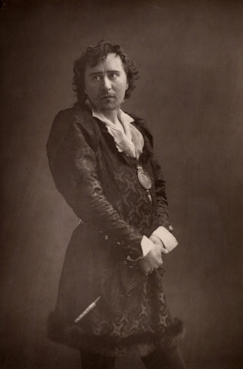 Herbert Beerbohm Tree (1853-1917) イギリスの俳優兼マネージャー (woodburytype) 作： W.とD.ダウニー